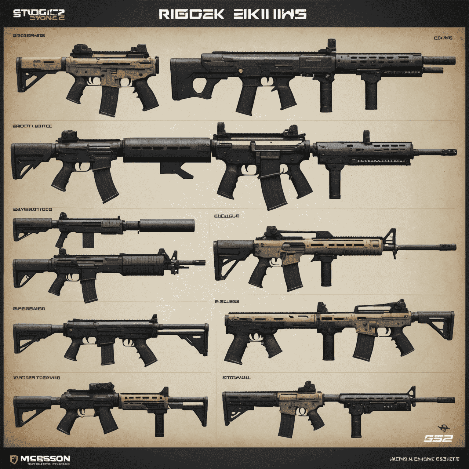 CS2 skin trading platform interface showing various weapon skins and trading options